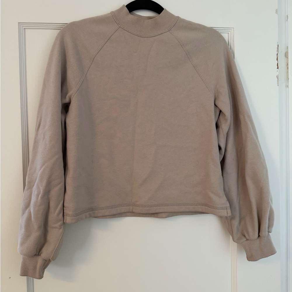 Abercrombie Beige Mock Neck Sweater